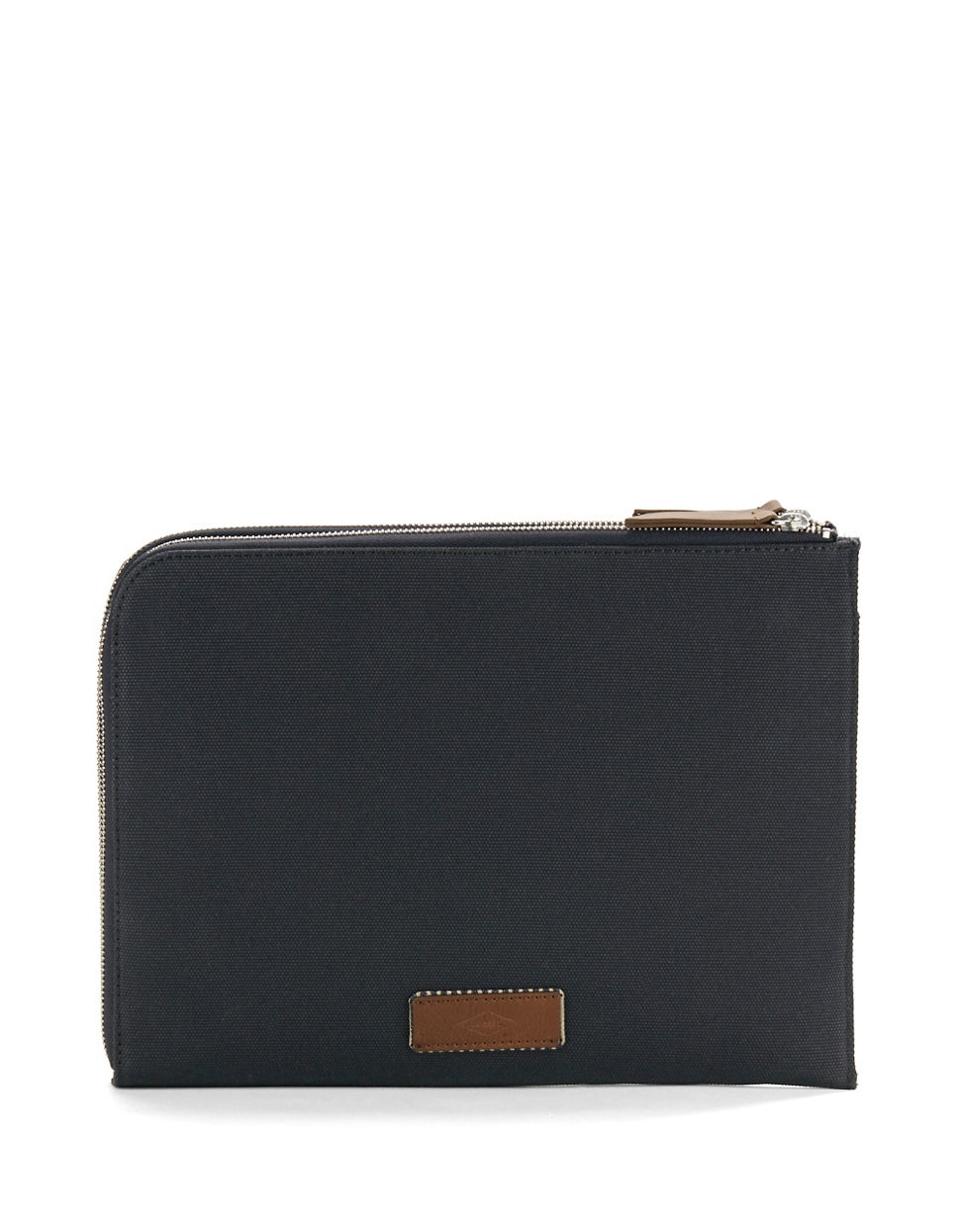 fossil canvas portfolio in blue for lyst fossil canvas portfolio in blue for lyst