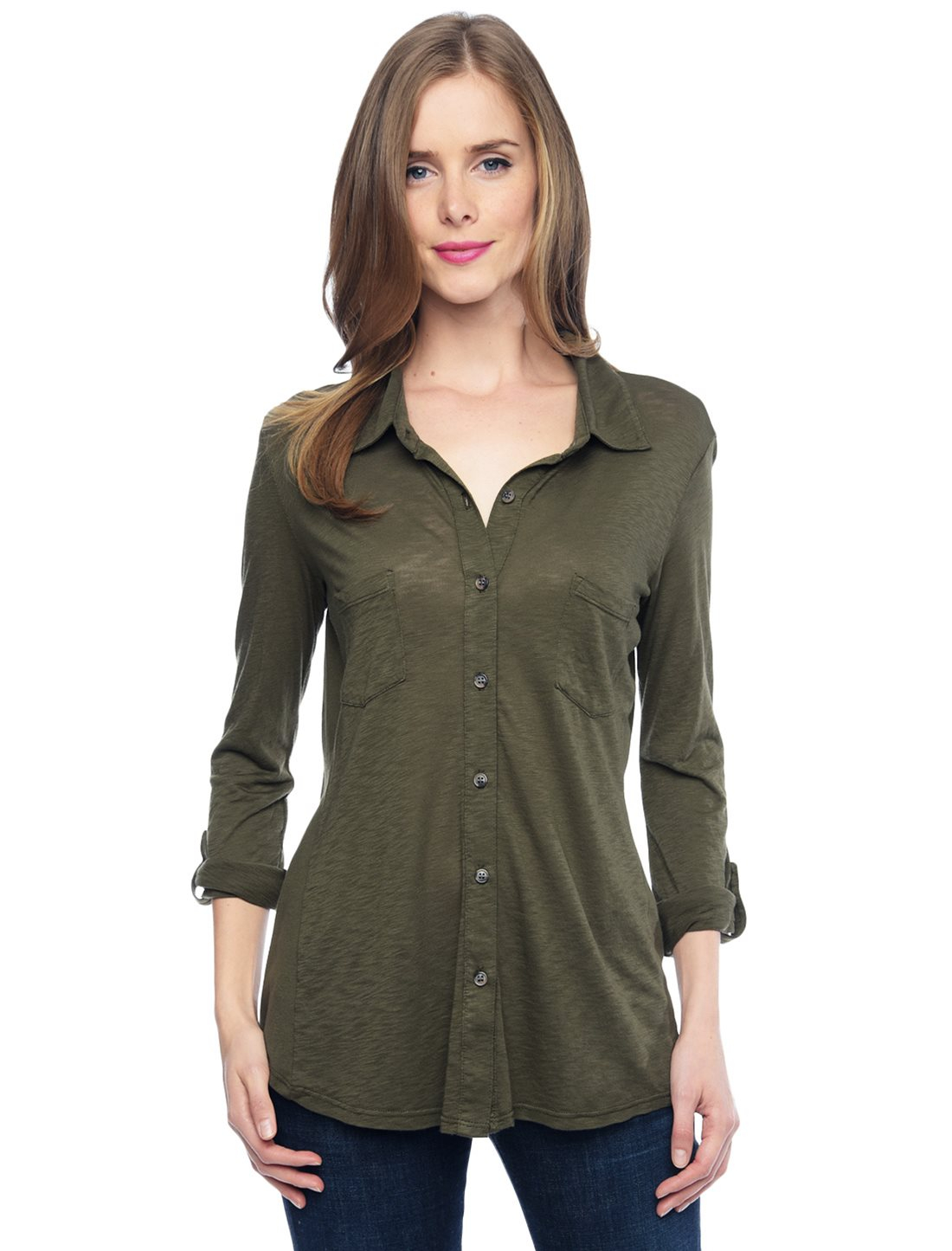 jersey button up