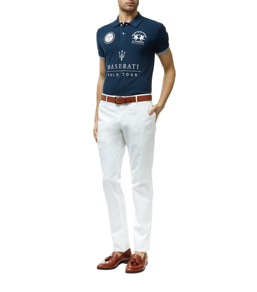 La Martina Cotton Maserati Polo Shirt in Blue for Men | Lyst Canada