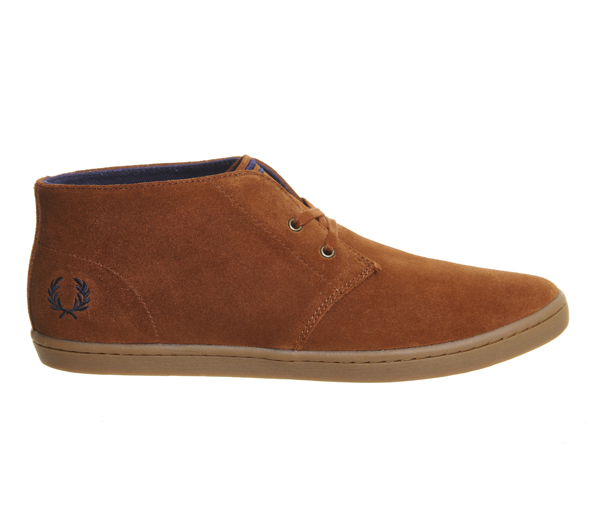 Fred Perry Byron Mid Suede in Tan (Brown) for Men | Lyst