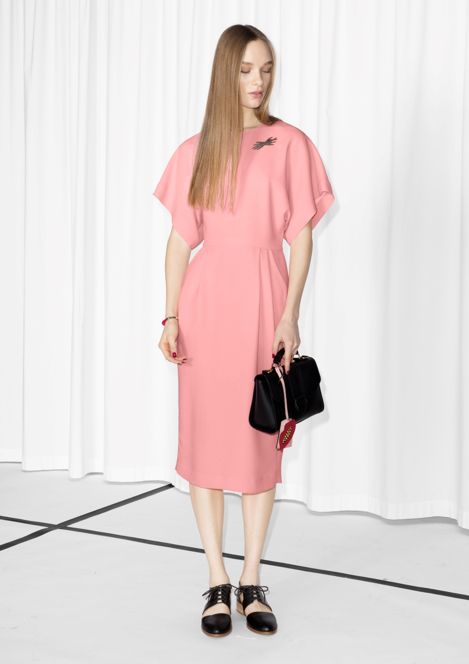 other stories open back dress