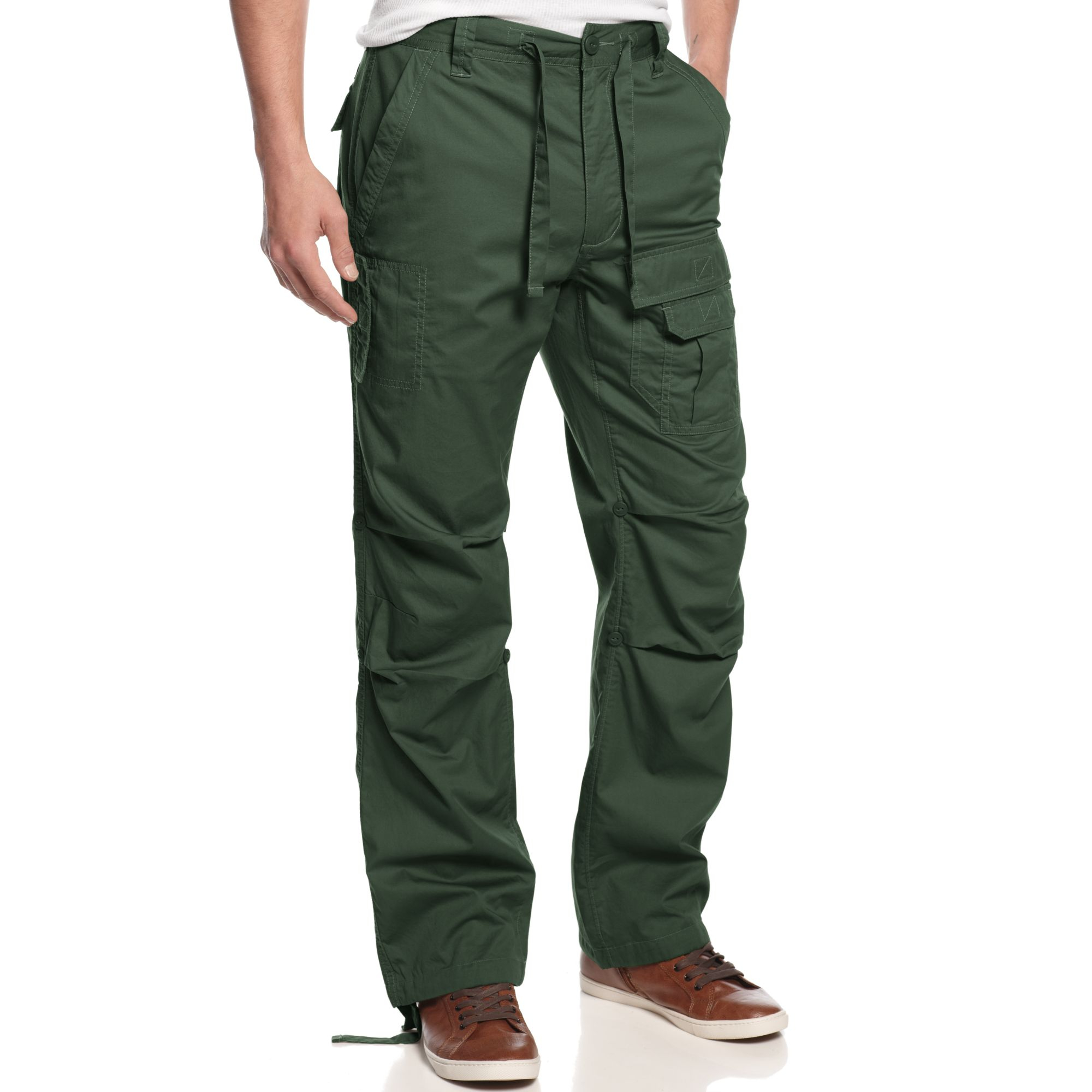 Sean John Pleat Pocket Flight Pants in Green for Men (Grapeleaf) | Lyst