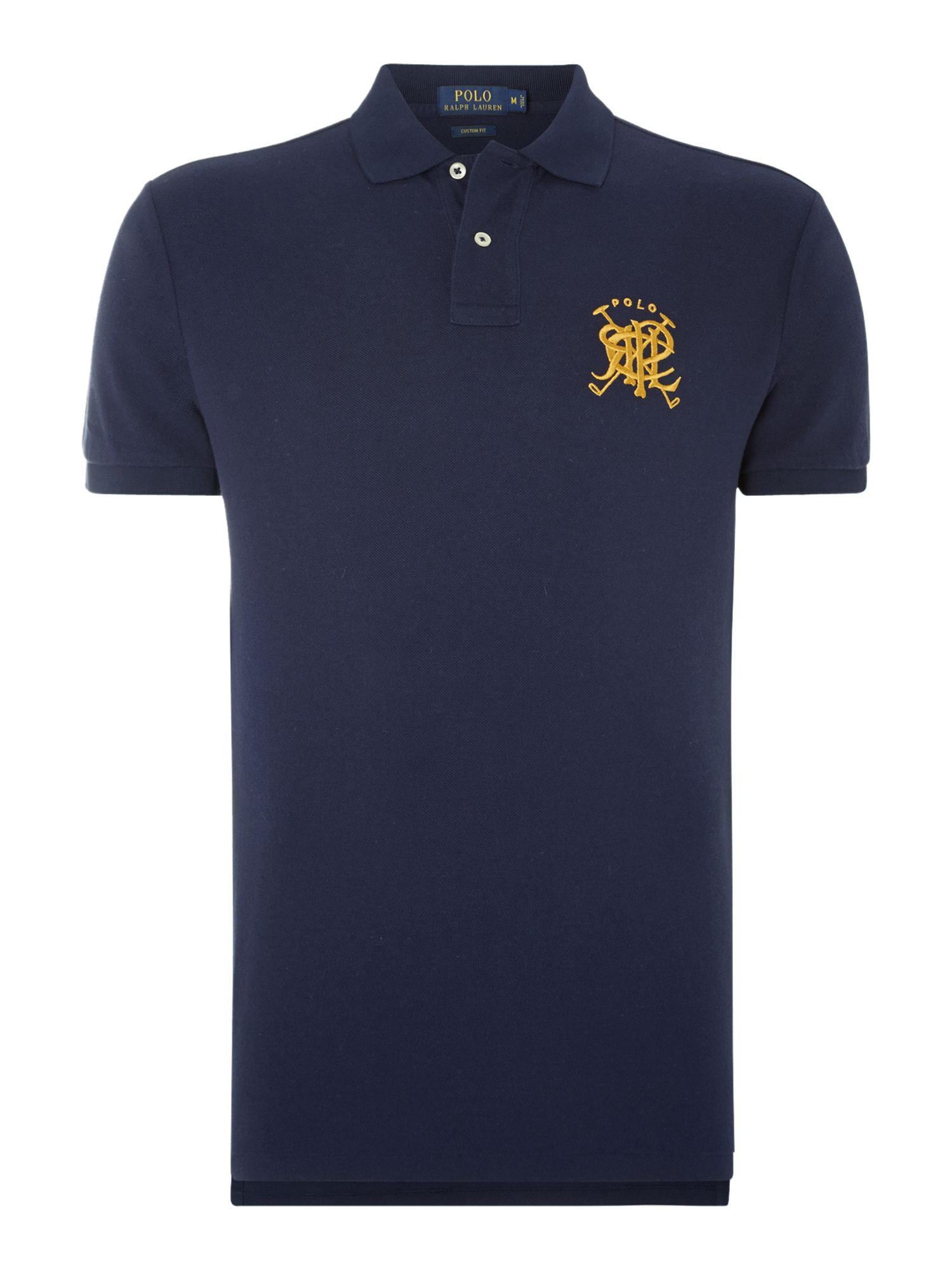 Lyst - Polo ralph lauren Custom Fit Short Sleeve Crest Logo Polo Shirt ...