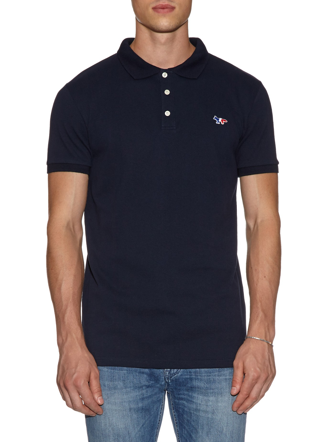 Maison kitsune polo shirt Clearance