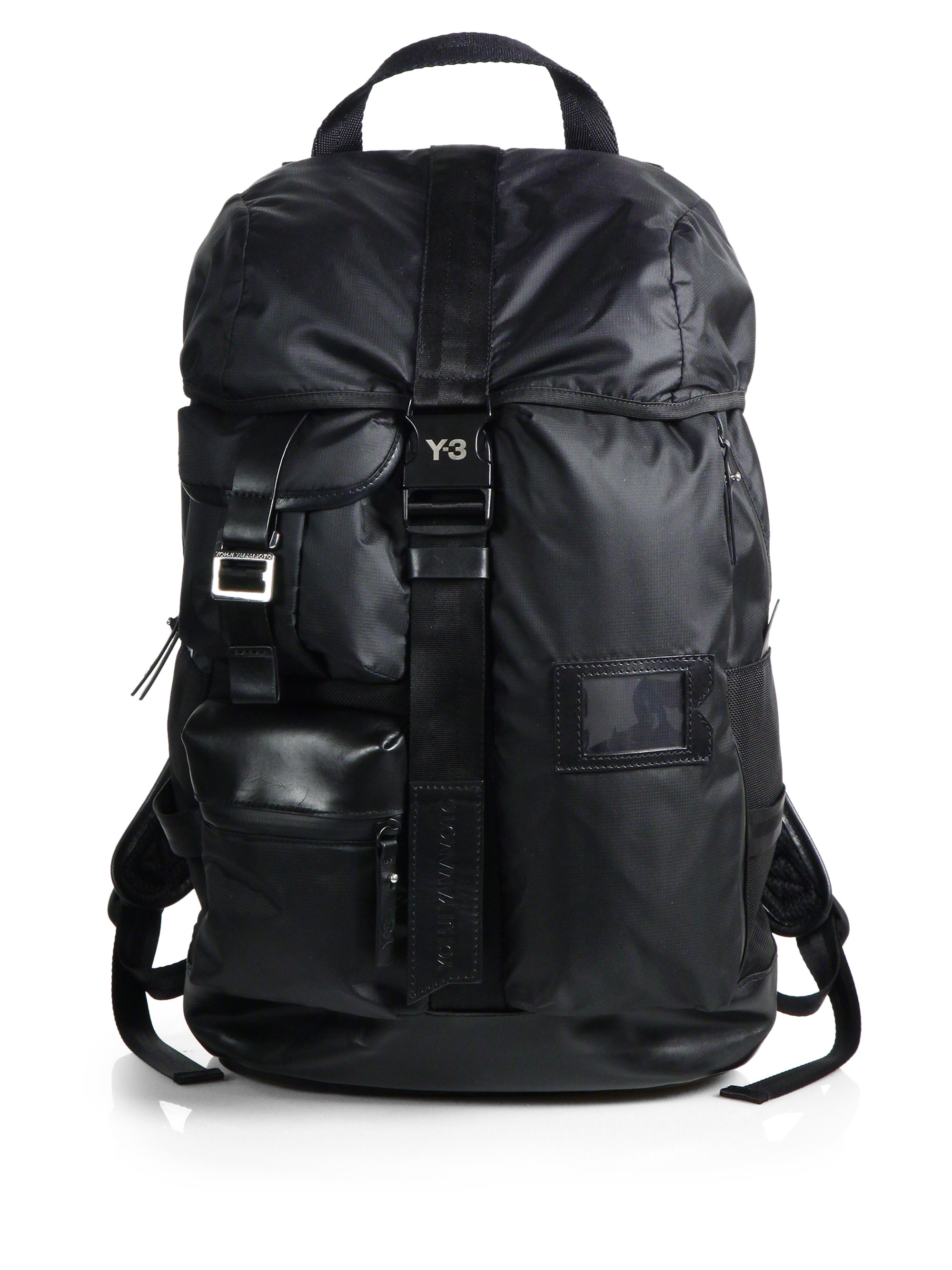 y3 black backpack