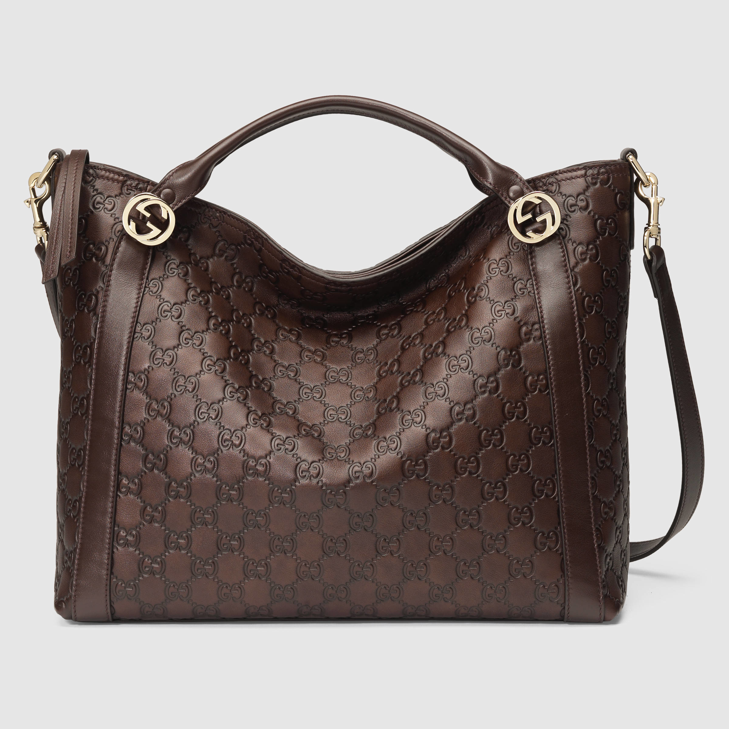 Lyst - Gucci Handbag With Removable Shoulder in Brown