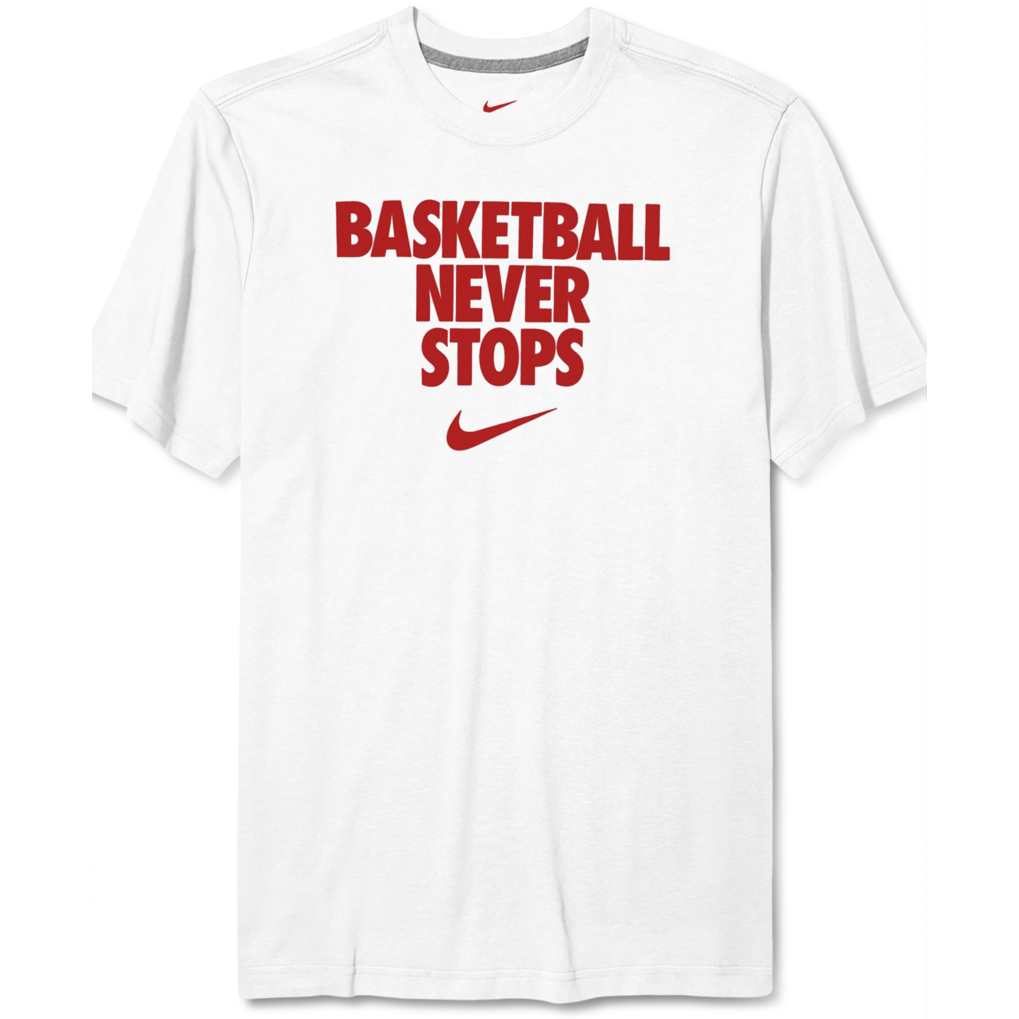 basketball never stops t shirt