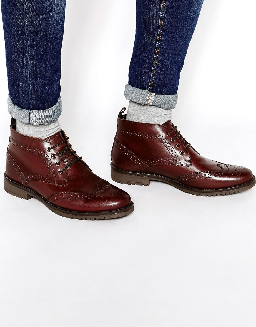 mens brogue chukka boots