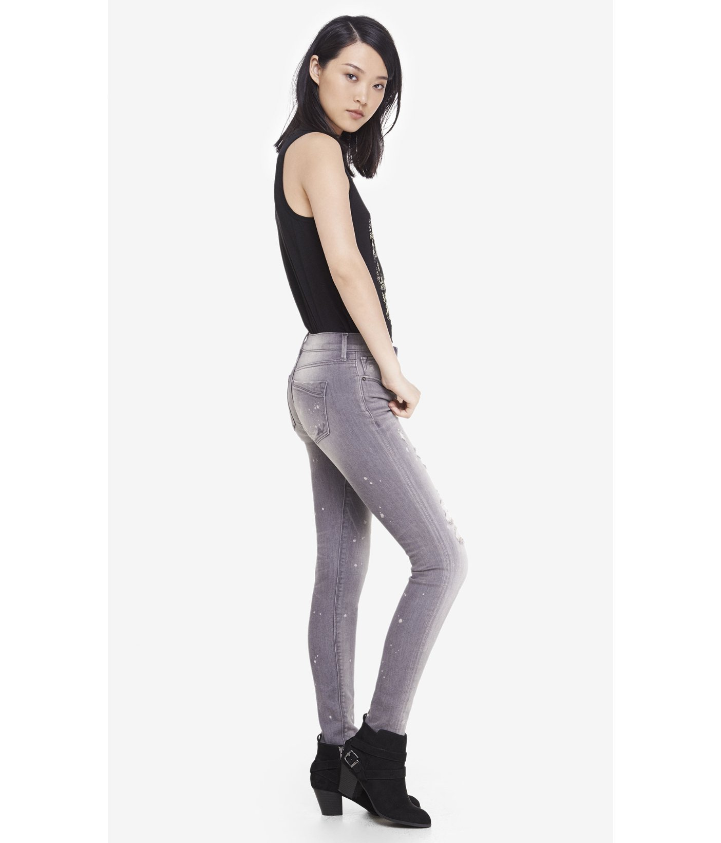 legging mid rise express