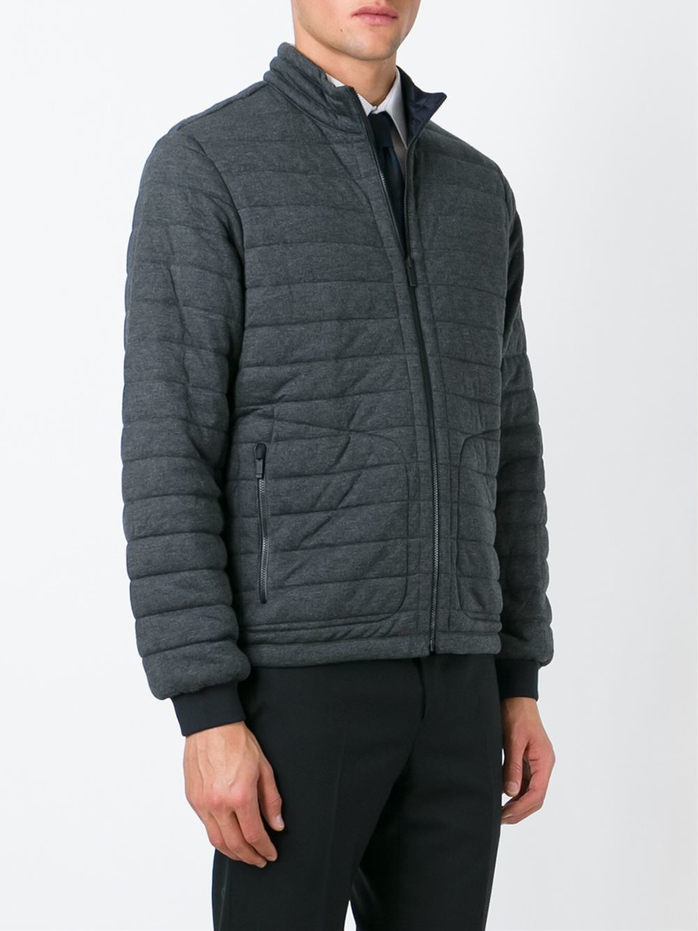 zegna quilted jacket