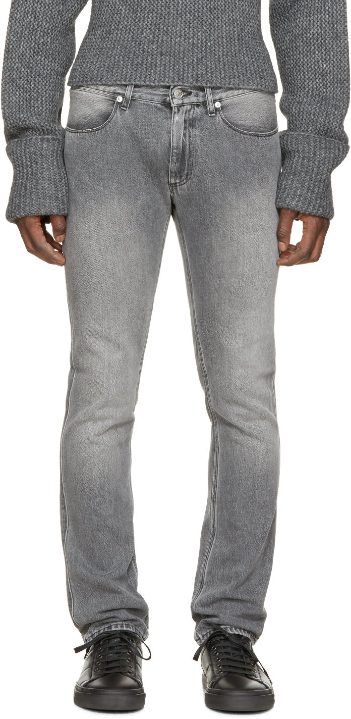 Acne Studios Grey Max Shot Jeans in 