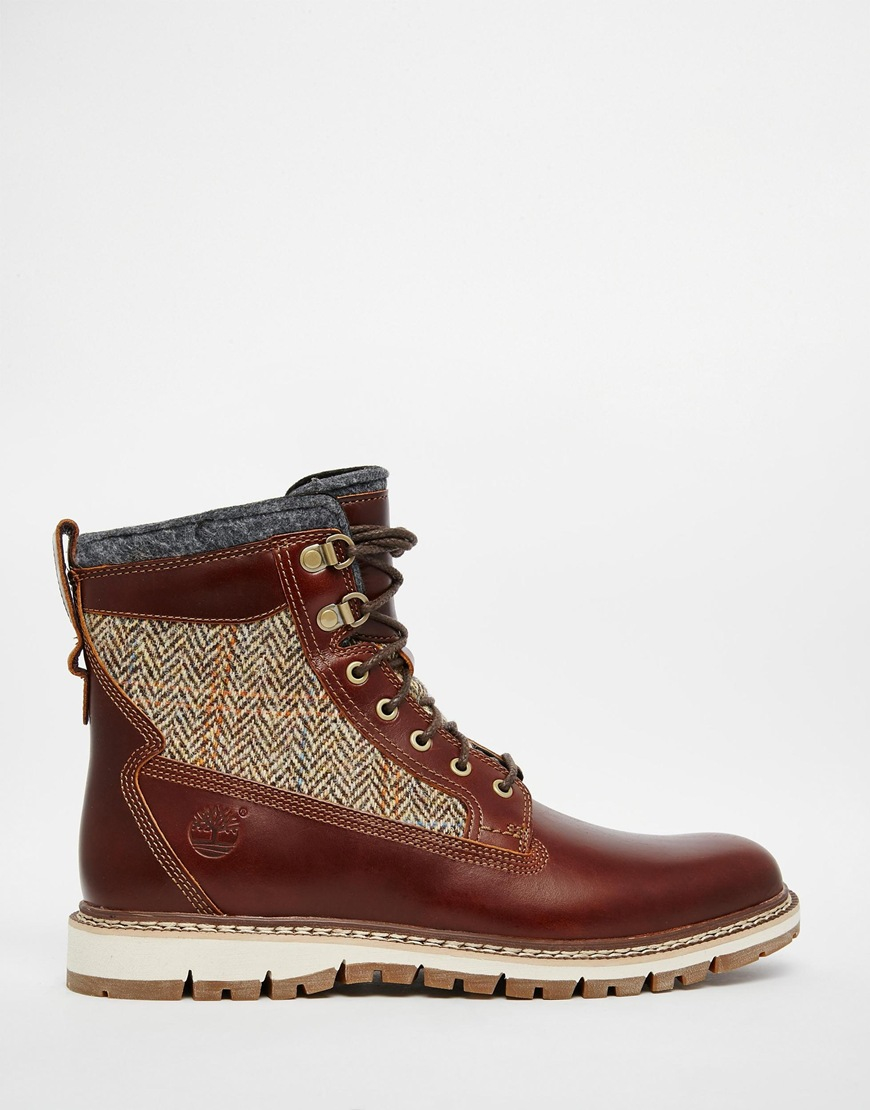 shearling timberland boots mens