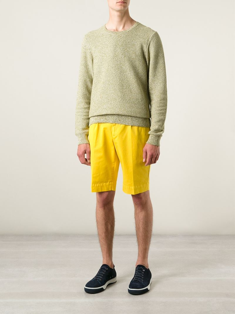 Lyst - Pt01 Chino Shorts in Yellow for Men