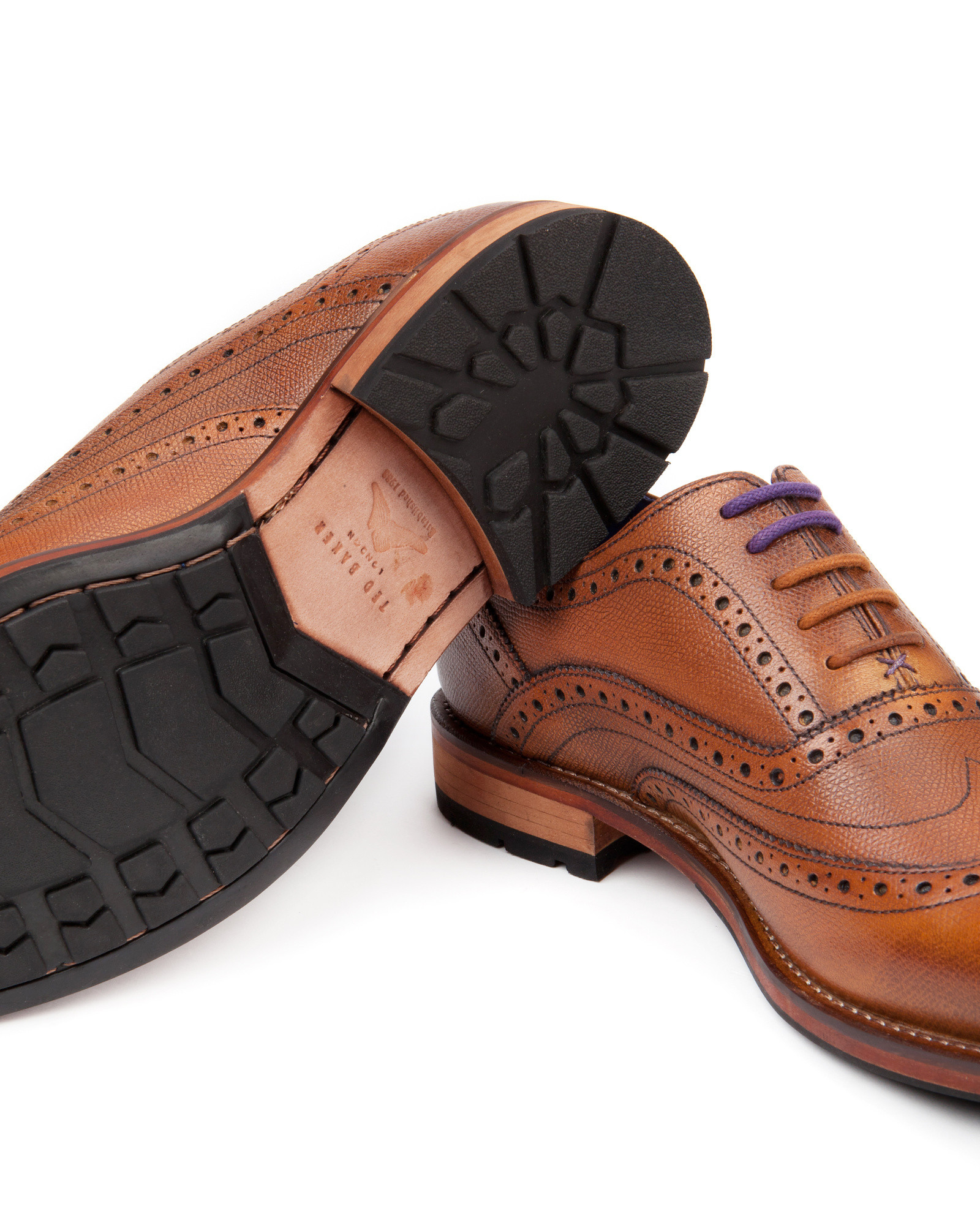 ted baker brown brogues