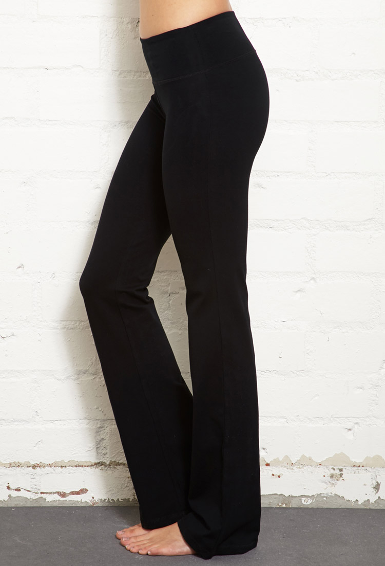 pants yoga zits Yoga Forever Contrast  Lyst in  Waist Pants 21 Black