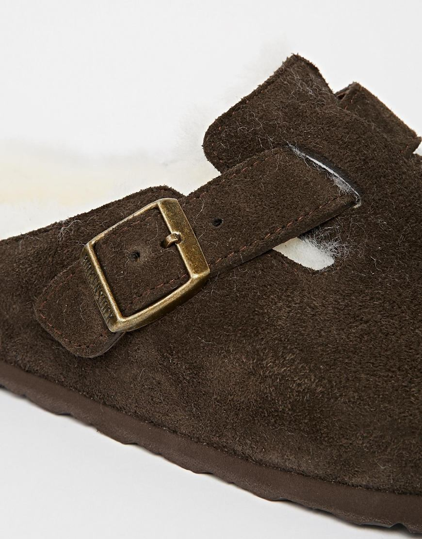 birkenstock boston shearling mens