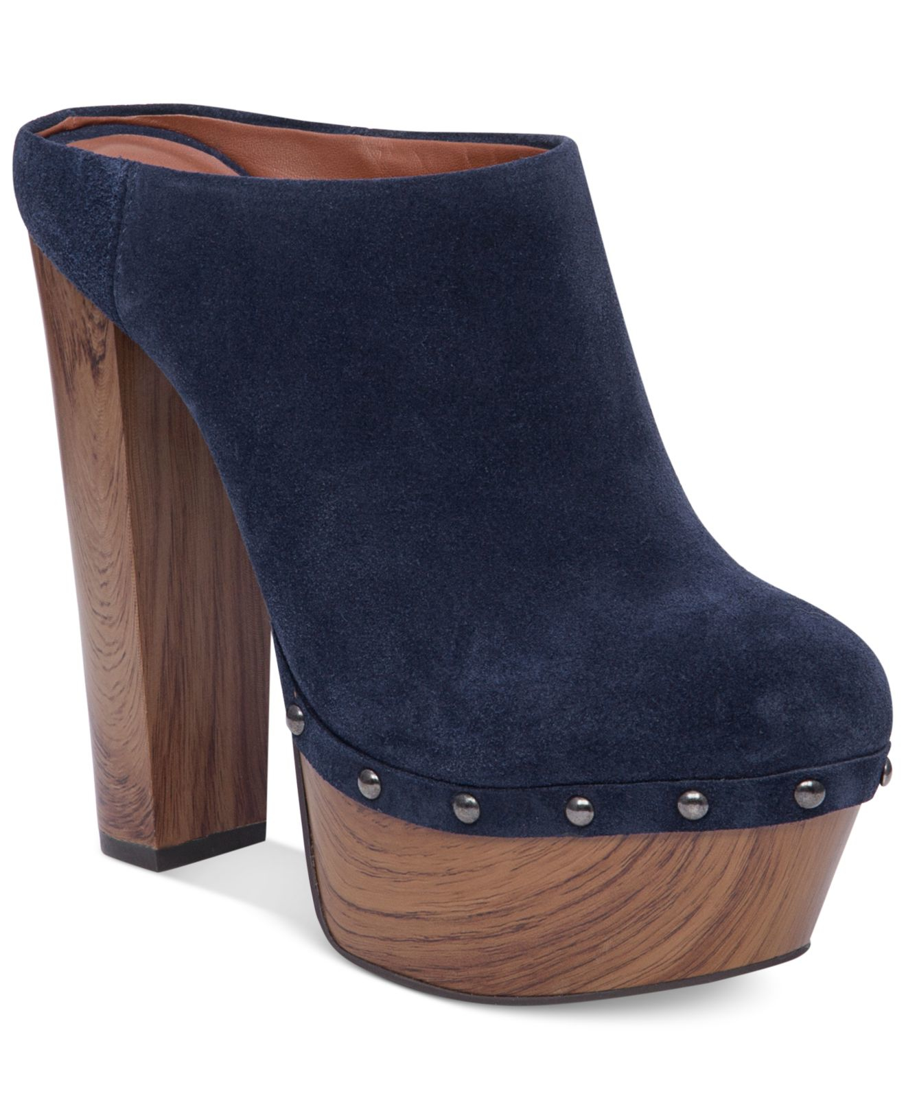 Jessica Simpson Denley Platform Clogs in Blue Lyst