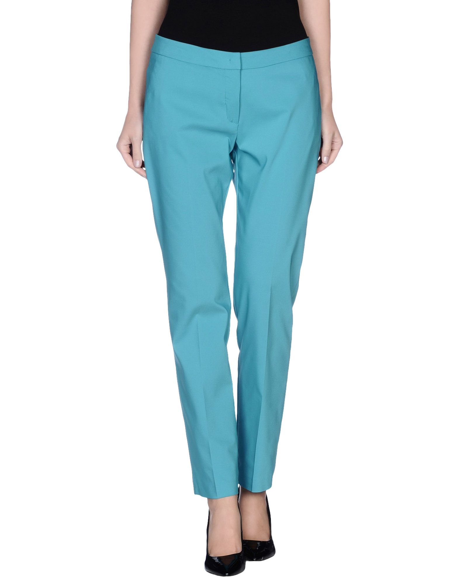 kaos casual trouser in blue turquoise lyst kaos casual trouser in blue turquoise lyst