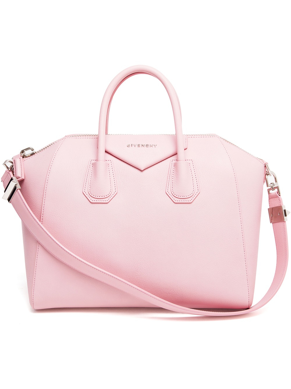 Lyst - Givenchy Antigona Grained Leather Tote Bag in Pink