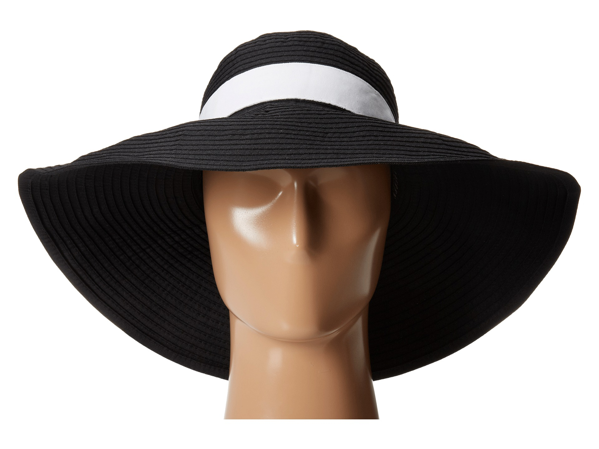 Lauren by Ralph Lauren Signature Sun Hat in Black/White (Black) | Lyst