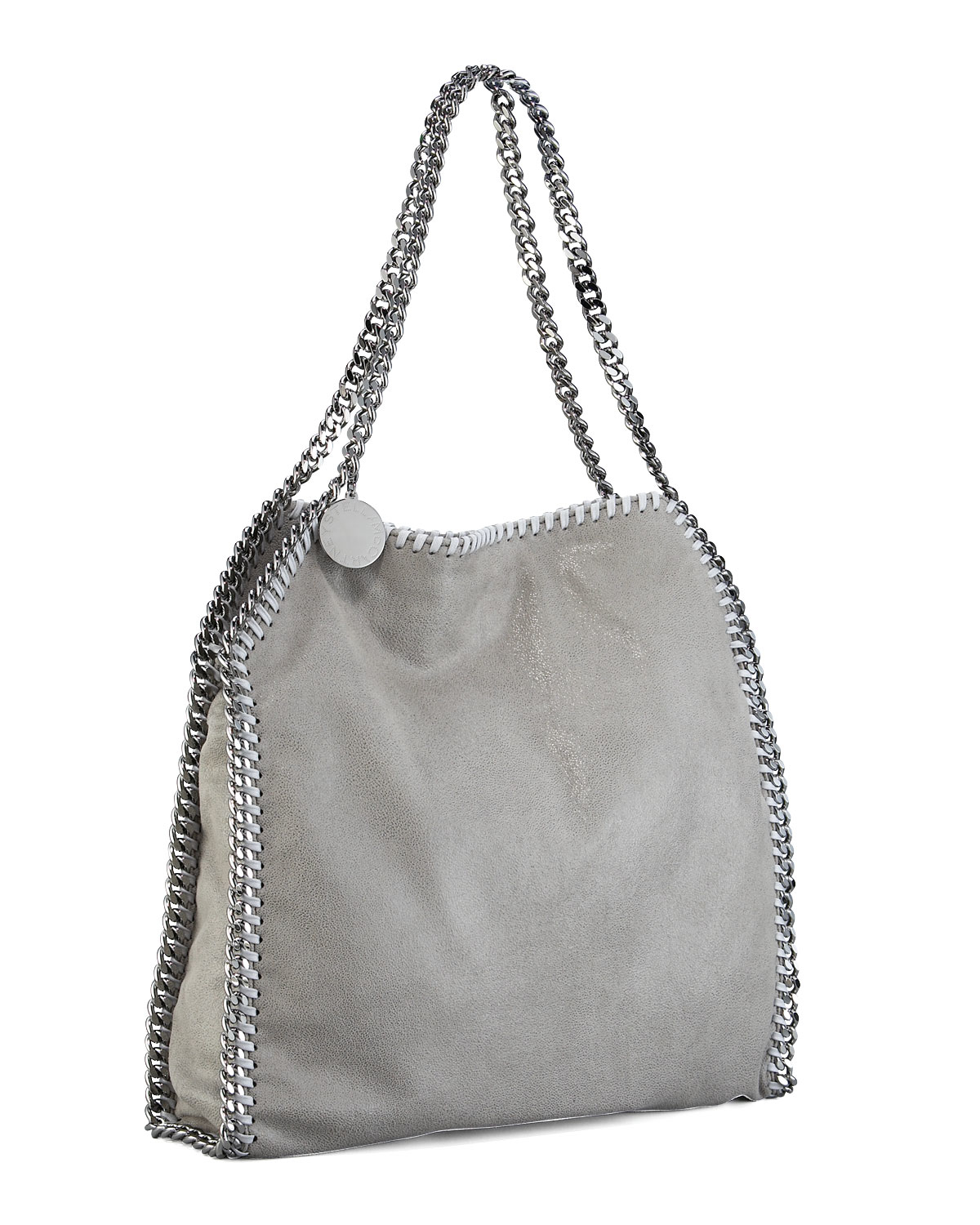 Stella mccartney Falabella Small FauxLeather Shoulder Bag in Gray (LIGHT GREY) Lyst