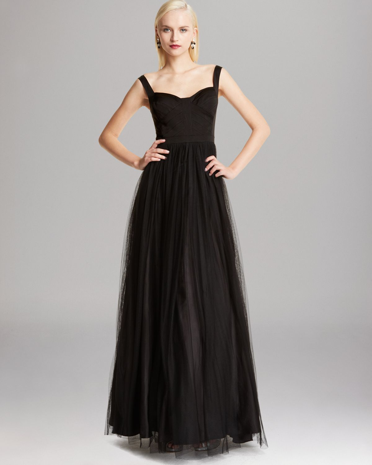 Black aidan mattox dresses Clearance