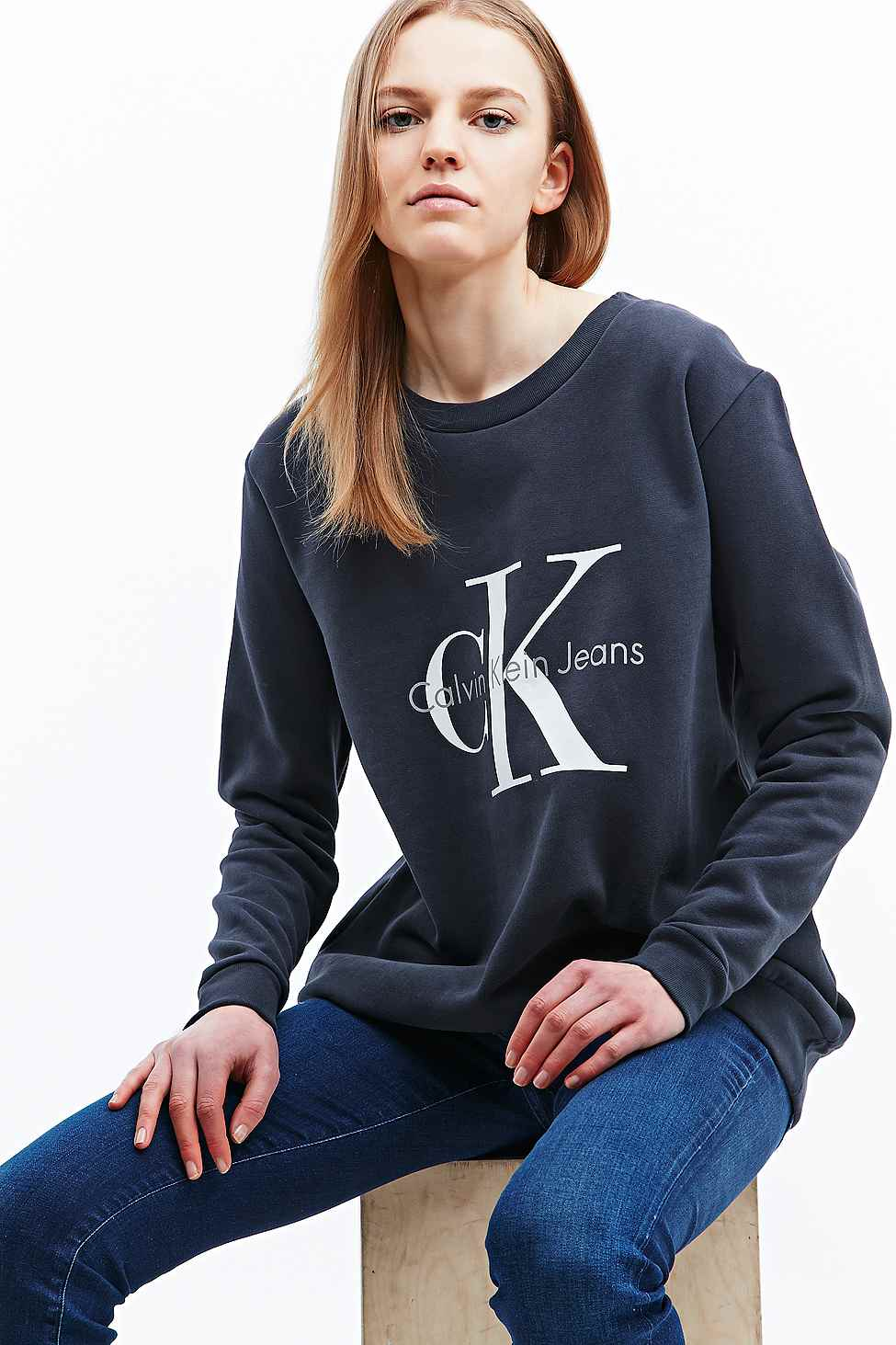 calvin klein jumper blue