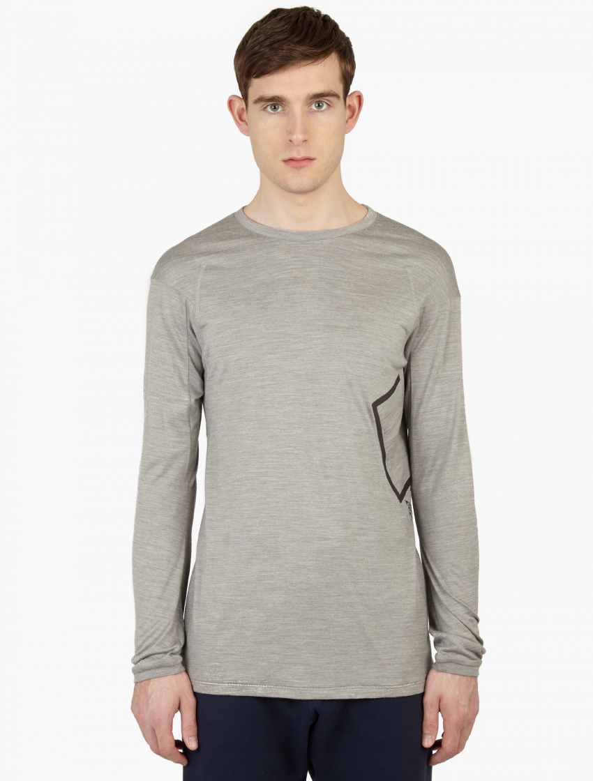 Nike Acg Light Grey Inversion T-shirt in Gray for Men | Lyst