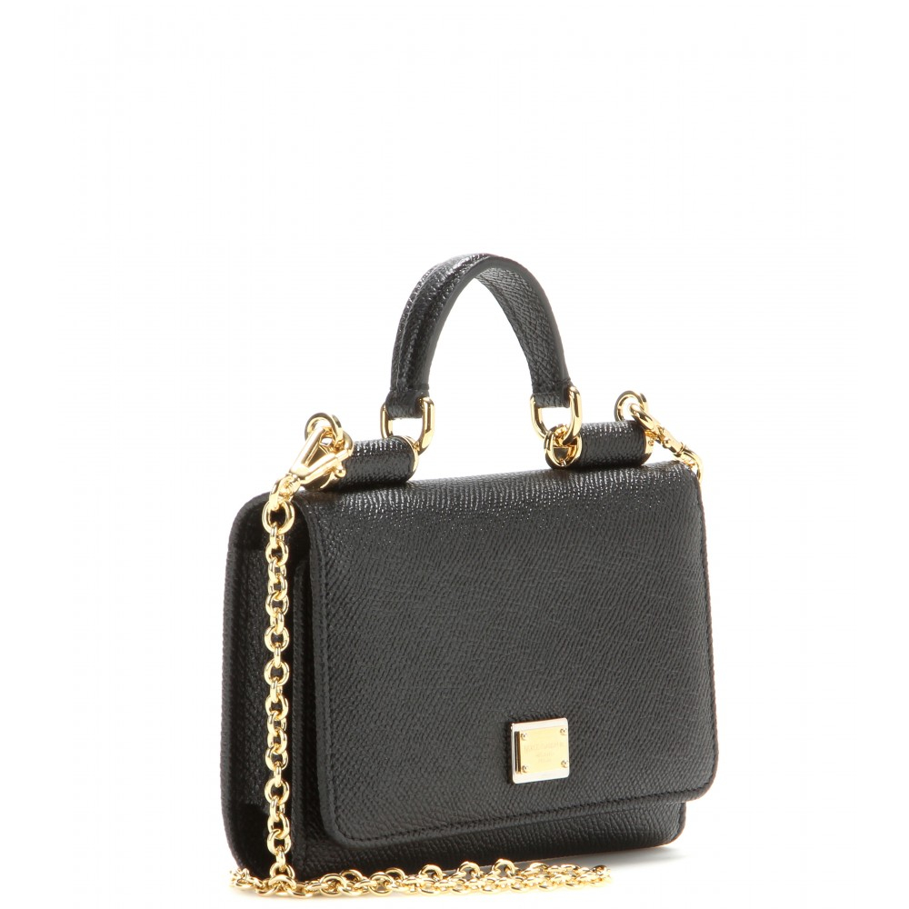 Dolce \u0026 Gabbana Leather Mini Phone Bag 