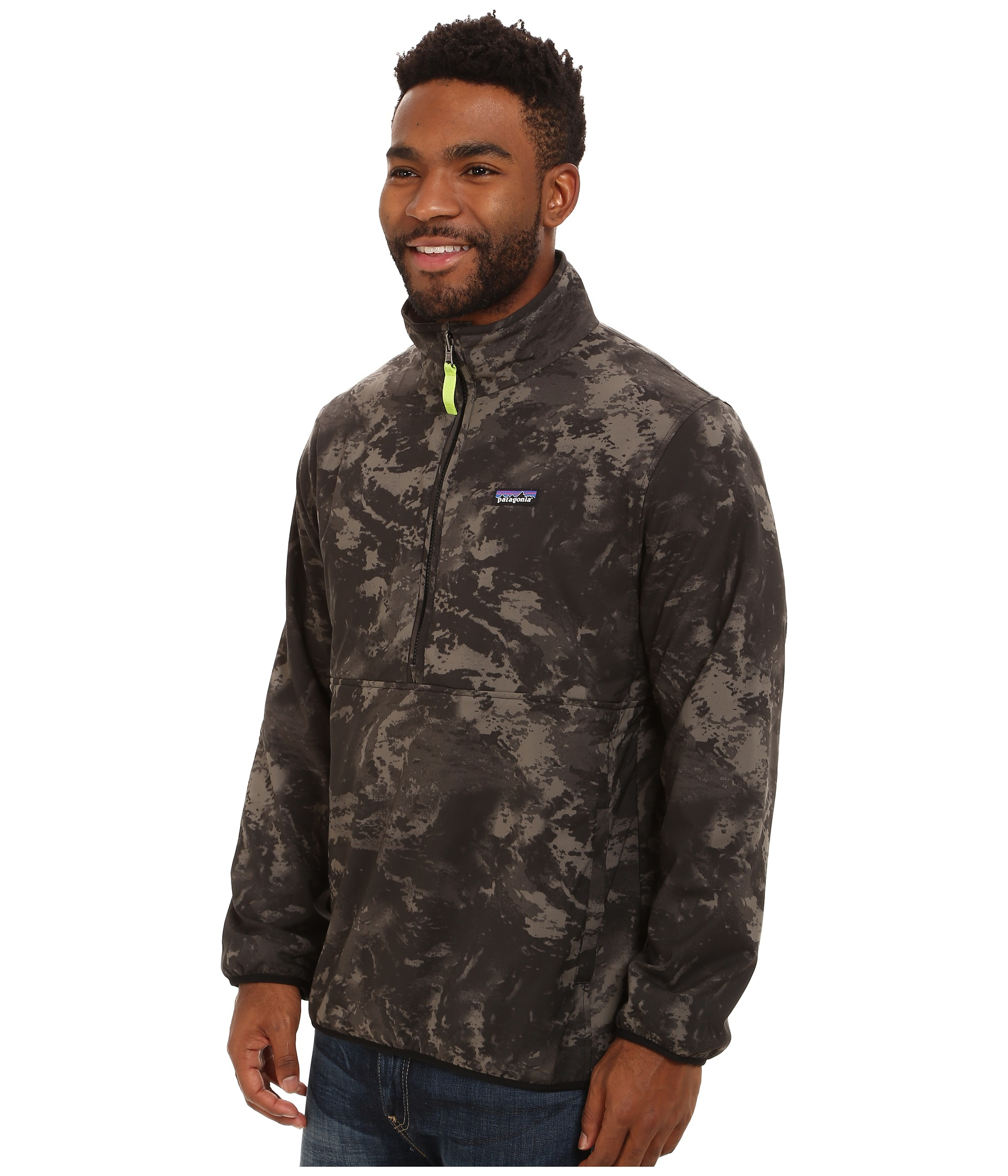 patagonia camo pullover
