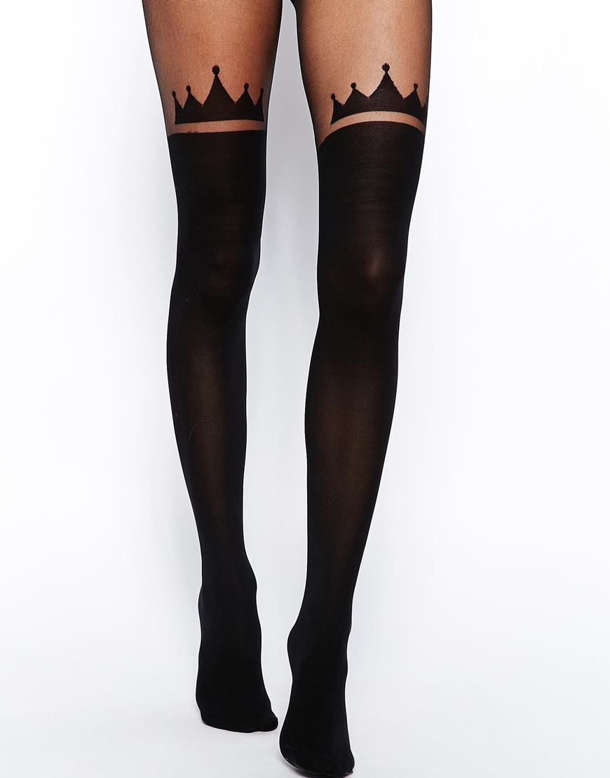 Black over the knee tights clearance