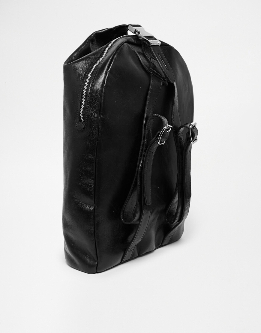 Royal Republiq Supreme Leather Backpack in Black for Men - Lyst