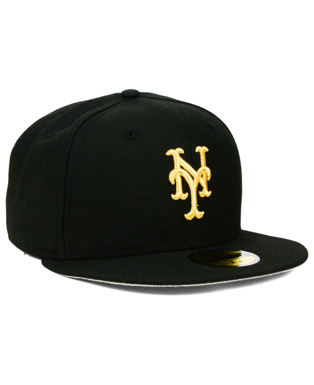 New York Mets Basic Gold 59Fifty Cap 