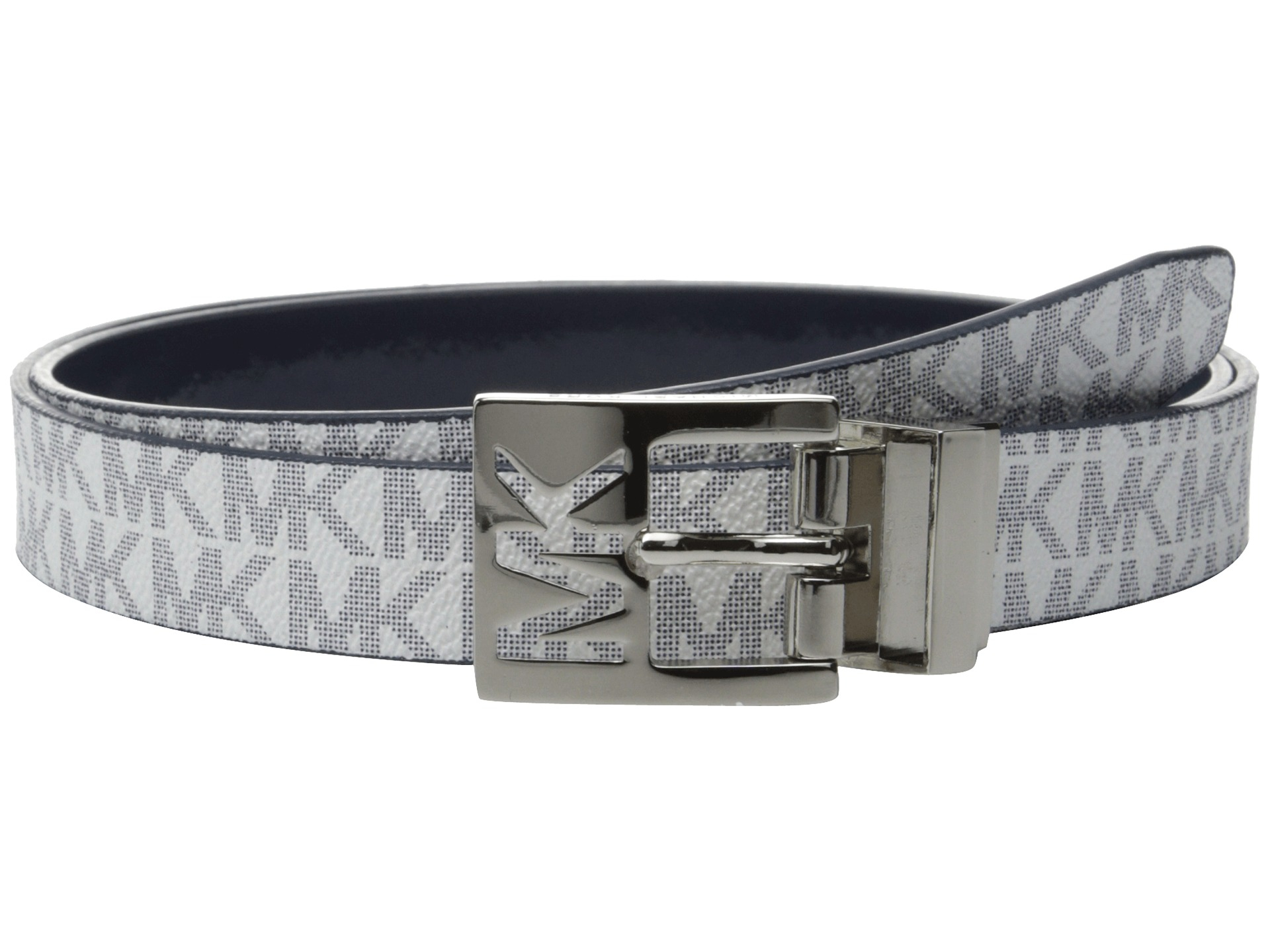 blue michael kors belt