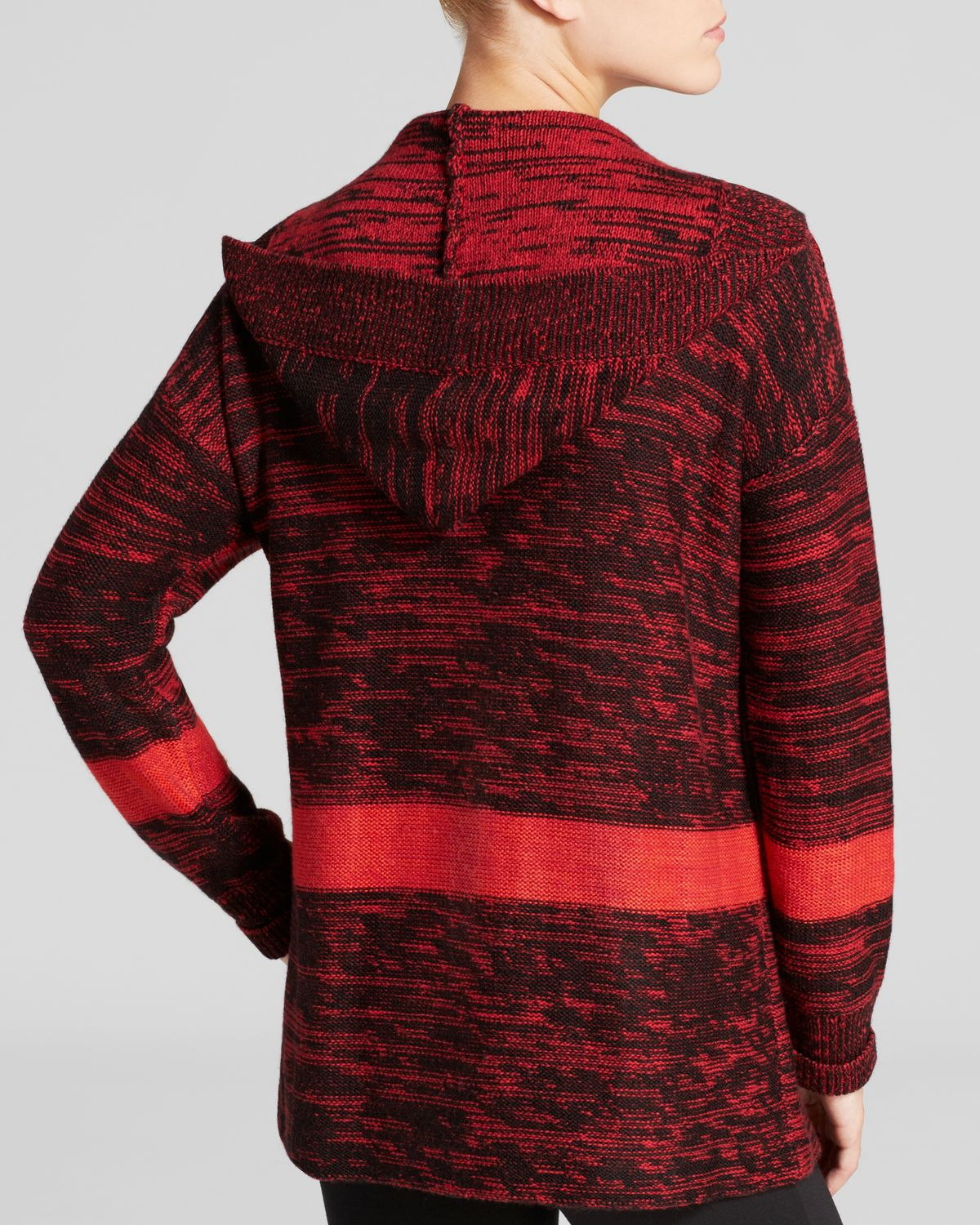 Lyst Sanctuary Blanket Hood Cardigan in Red