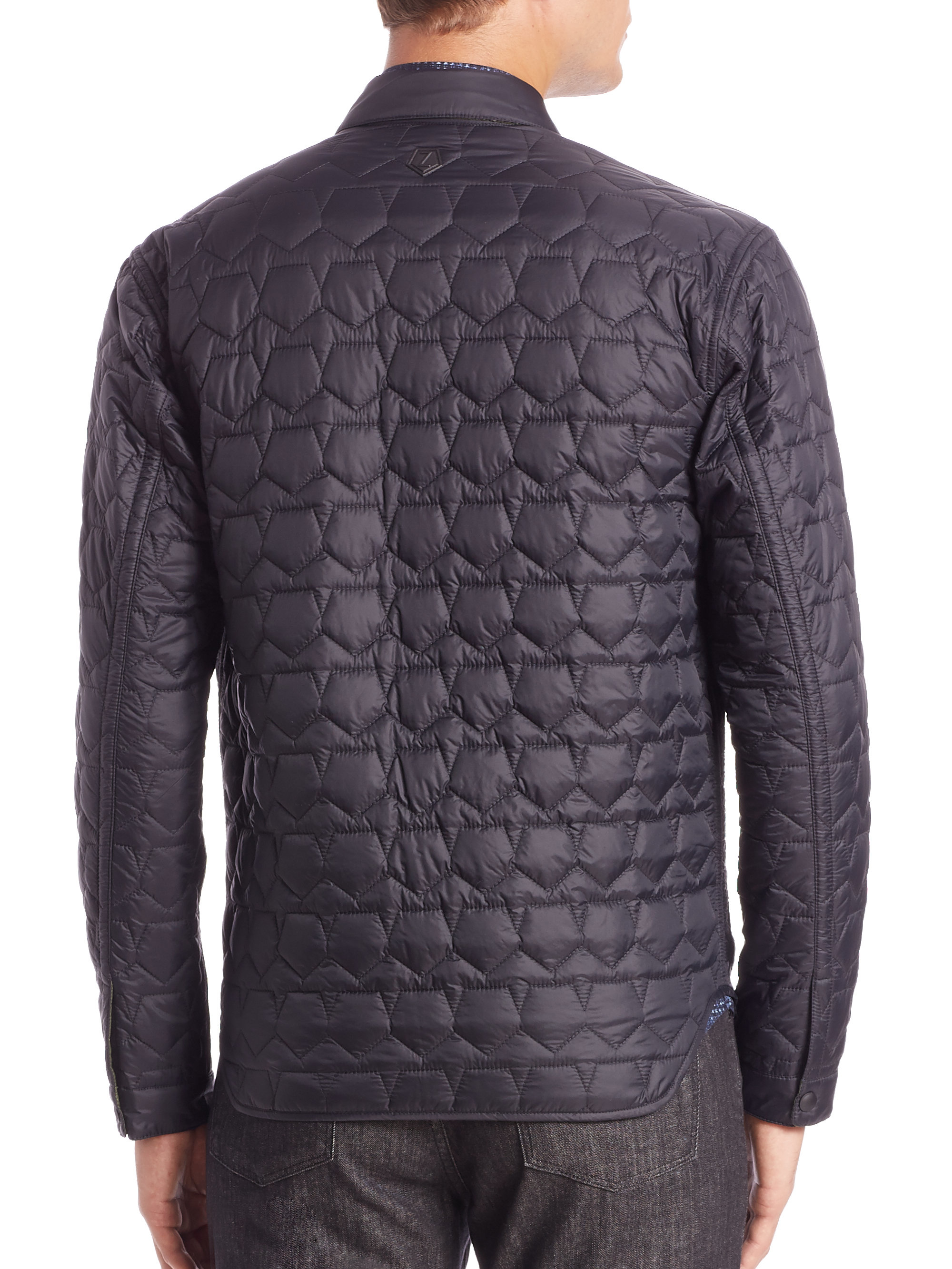 zegna quilted jacket