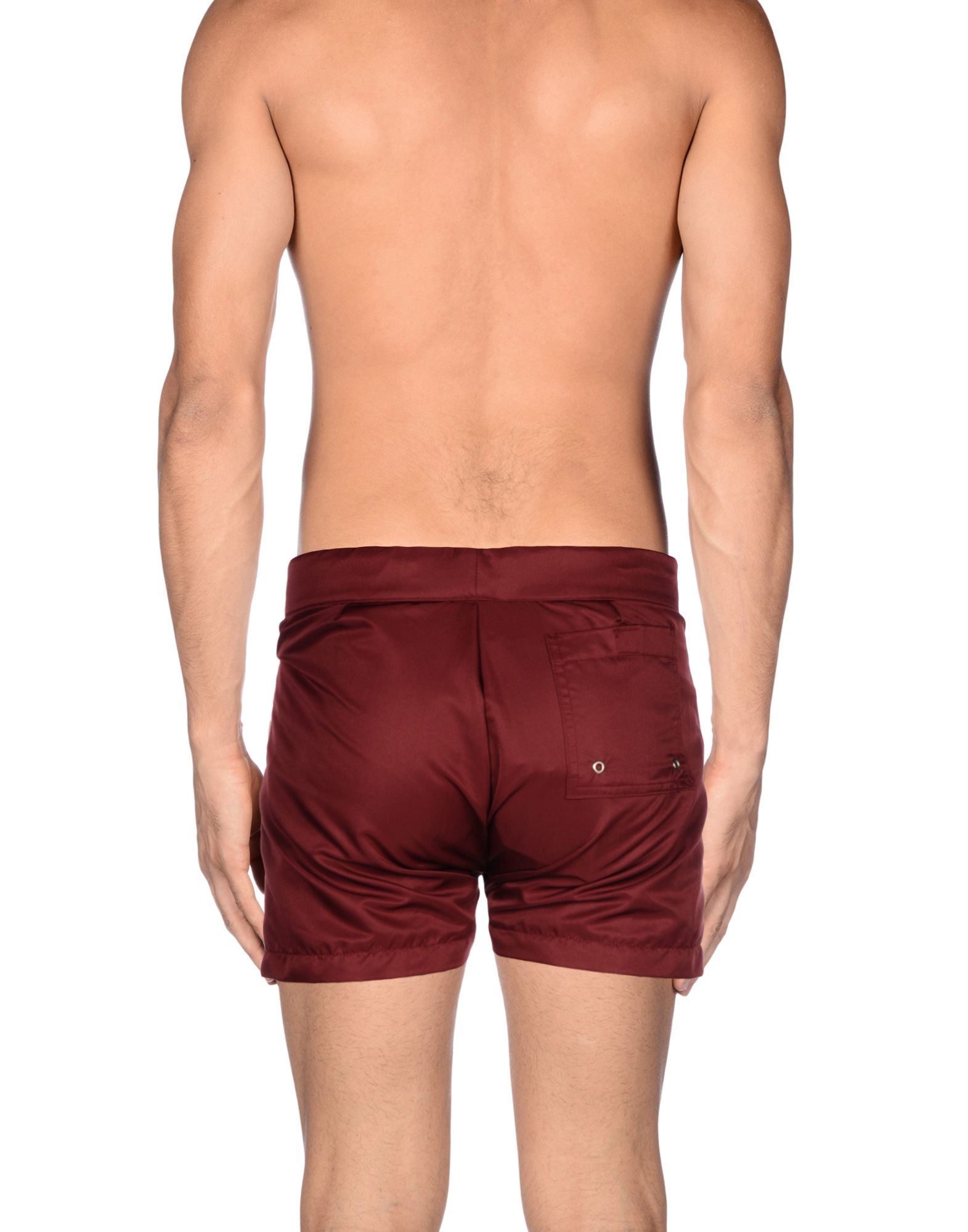 American Apparel Swimming Trunk in Red for Men | Lyst