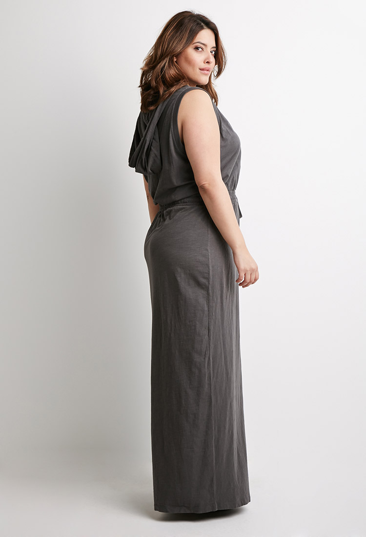 hooded maxi dress forever 21