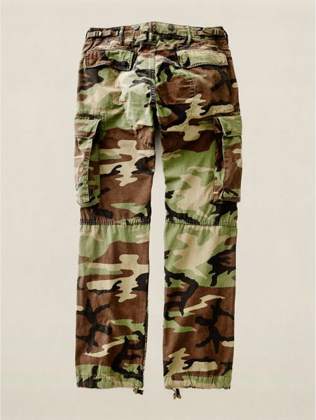 ralph lauren camo surplus cargo pant
