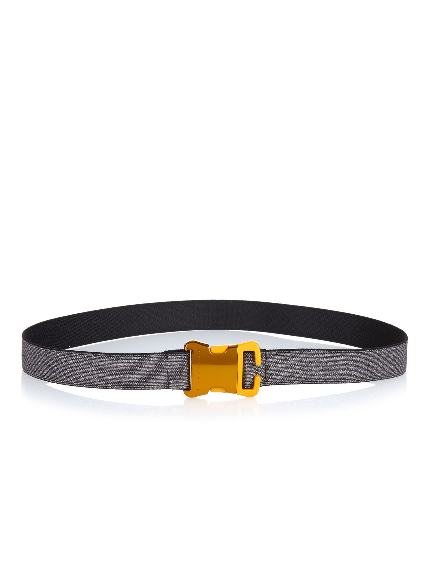 Christopher kane Safety Buckle MetallicStrap Belt in Metallic Lyst