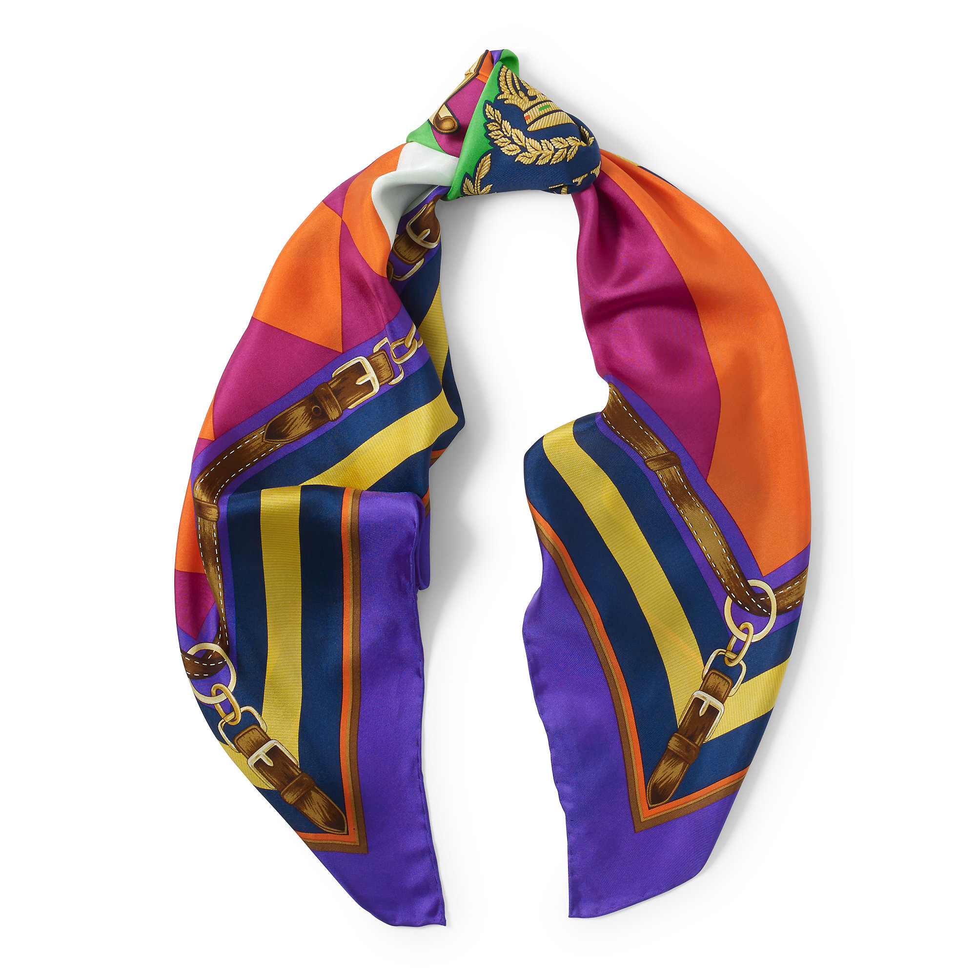 ralph lauren silk scarf