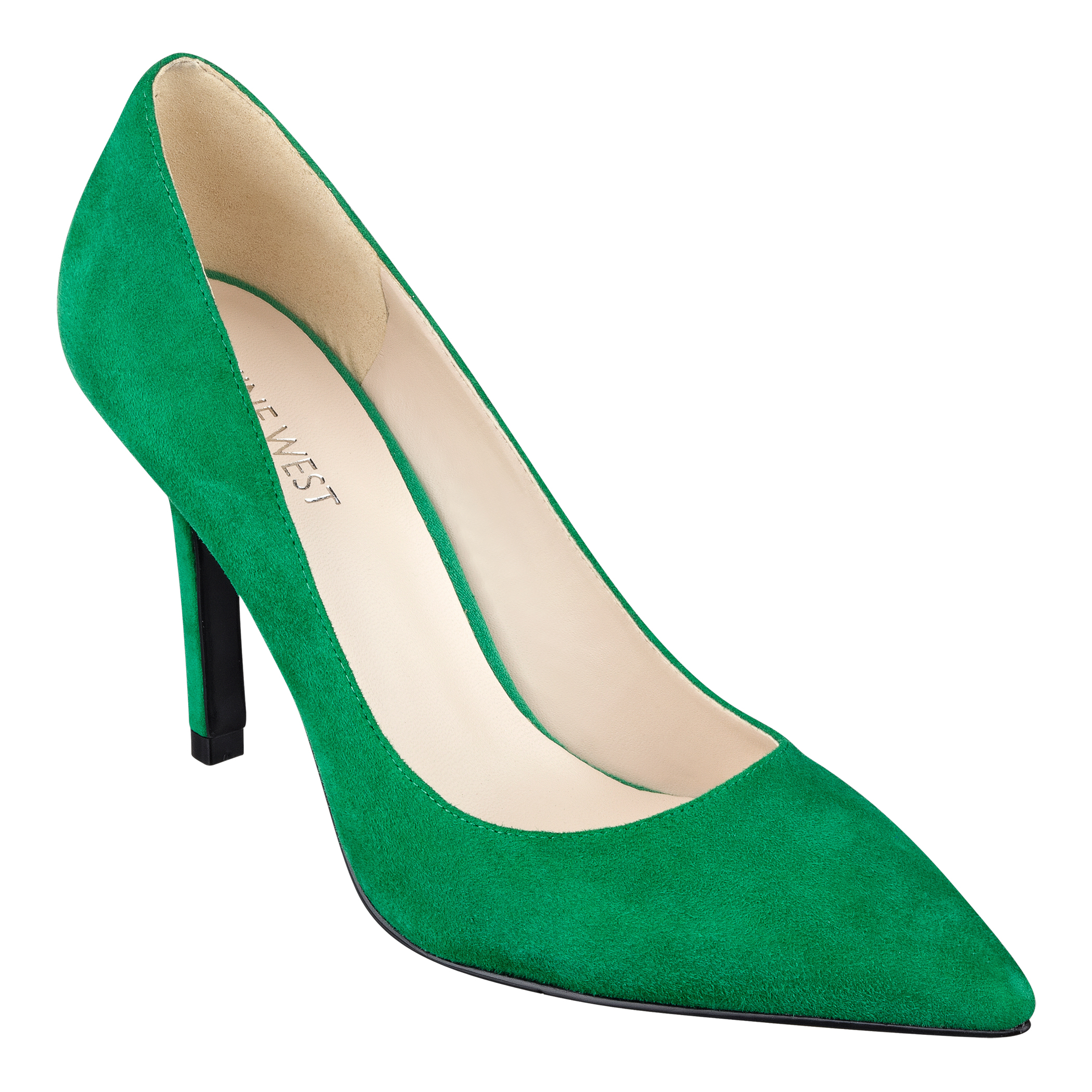 nine west green pumps