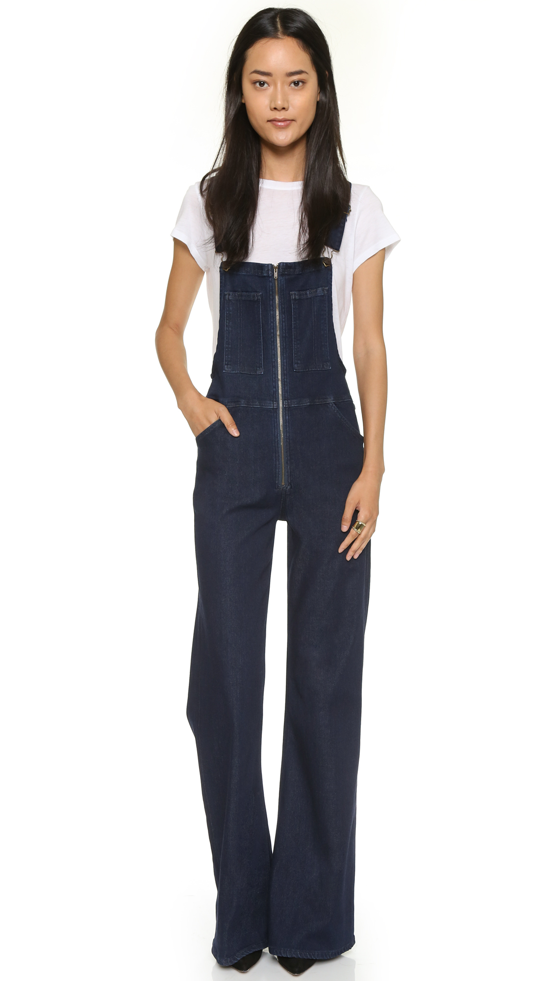 Citizens of Humanity Olivia Overalls in Blue | Lyst
