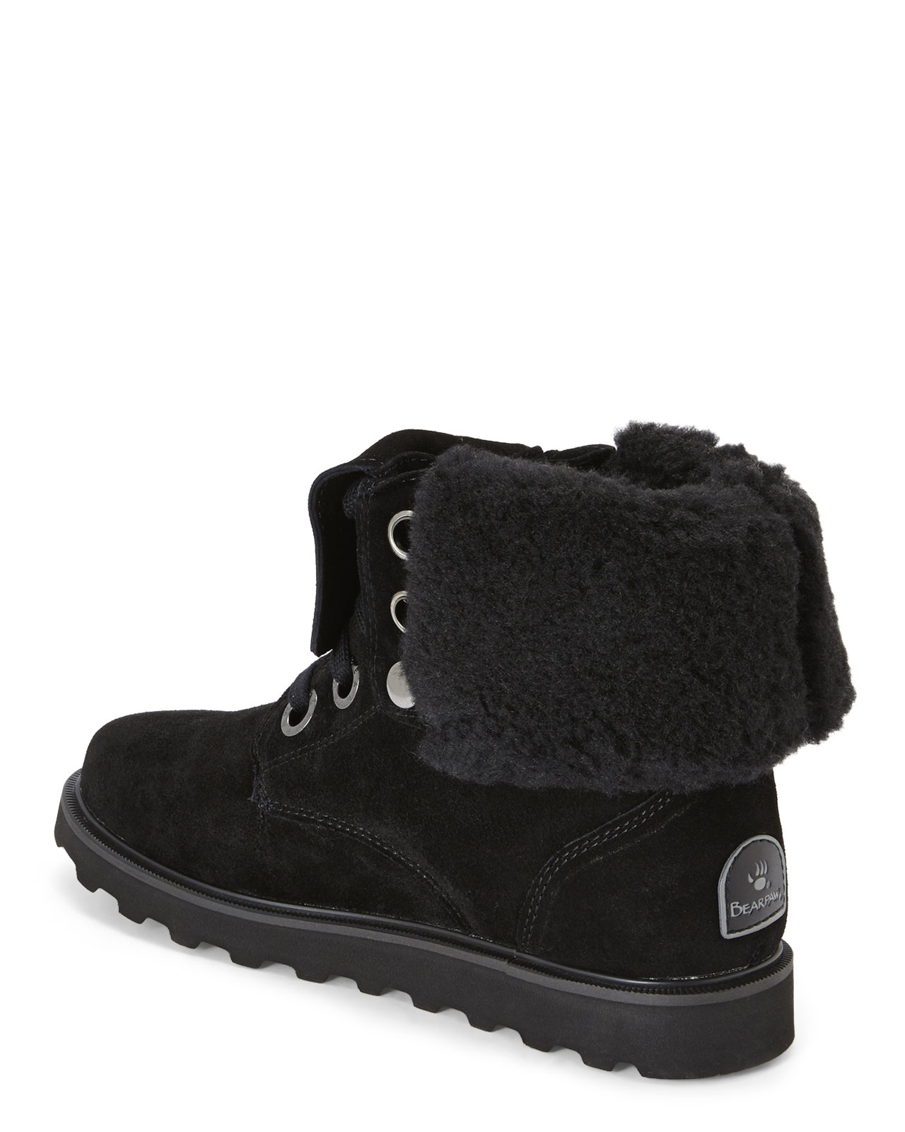 bearpaw boots with laces