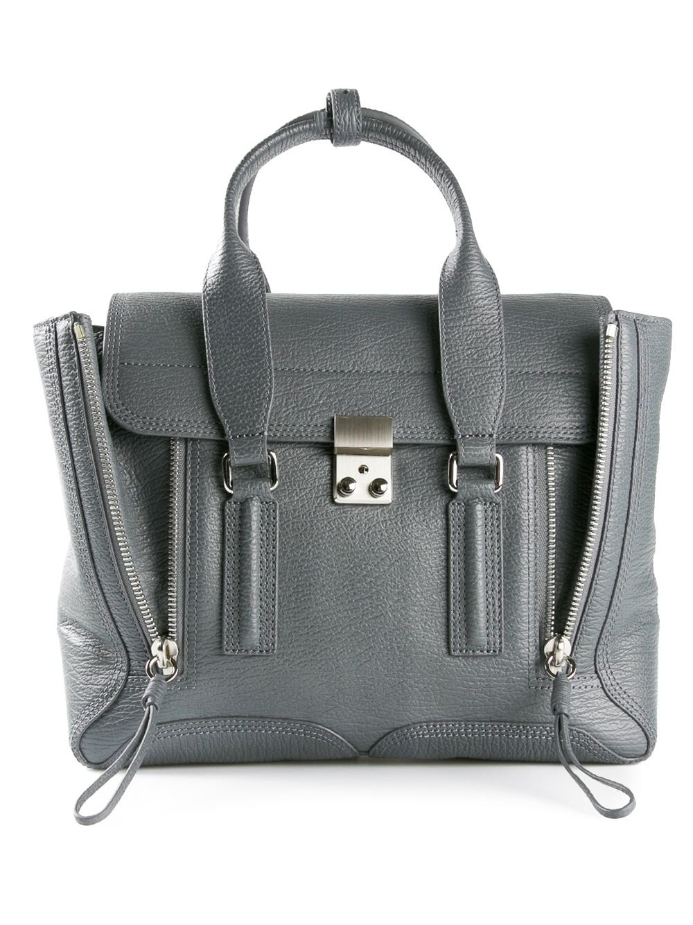 3.1 Phillip Lim Medium Pashli Satchel in Grey (Gray) Lyst