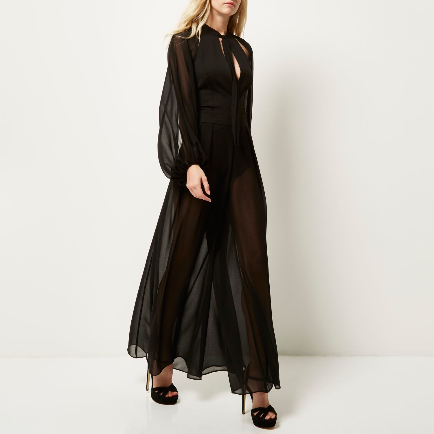 pussybow jumpsuit