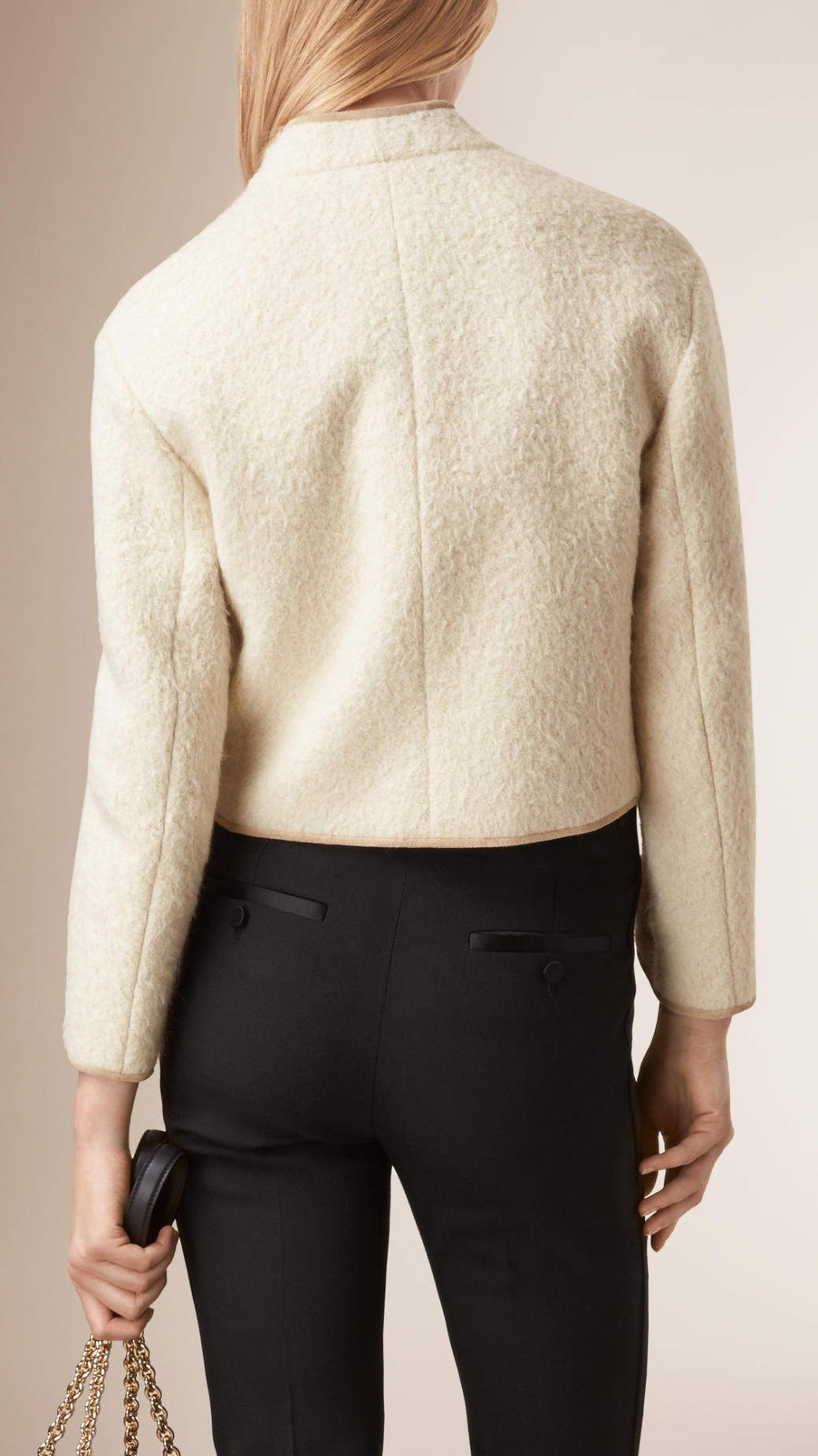 crop wool jacket