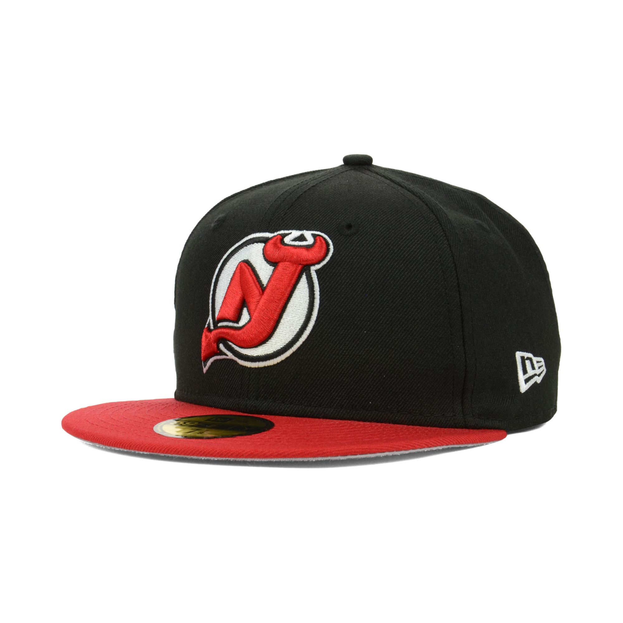 New Era 59FIFTY NJ DEVILS Hat Cap Fitted 6 3/4 Wool NHL New Jersey