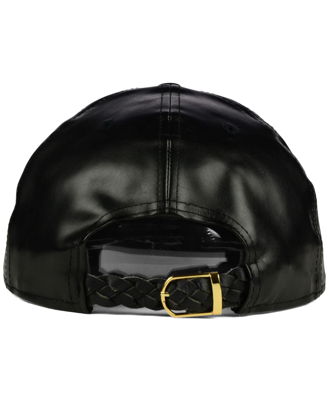 leather strapback hats new era
