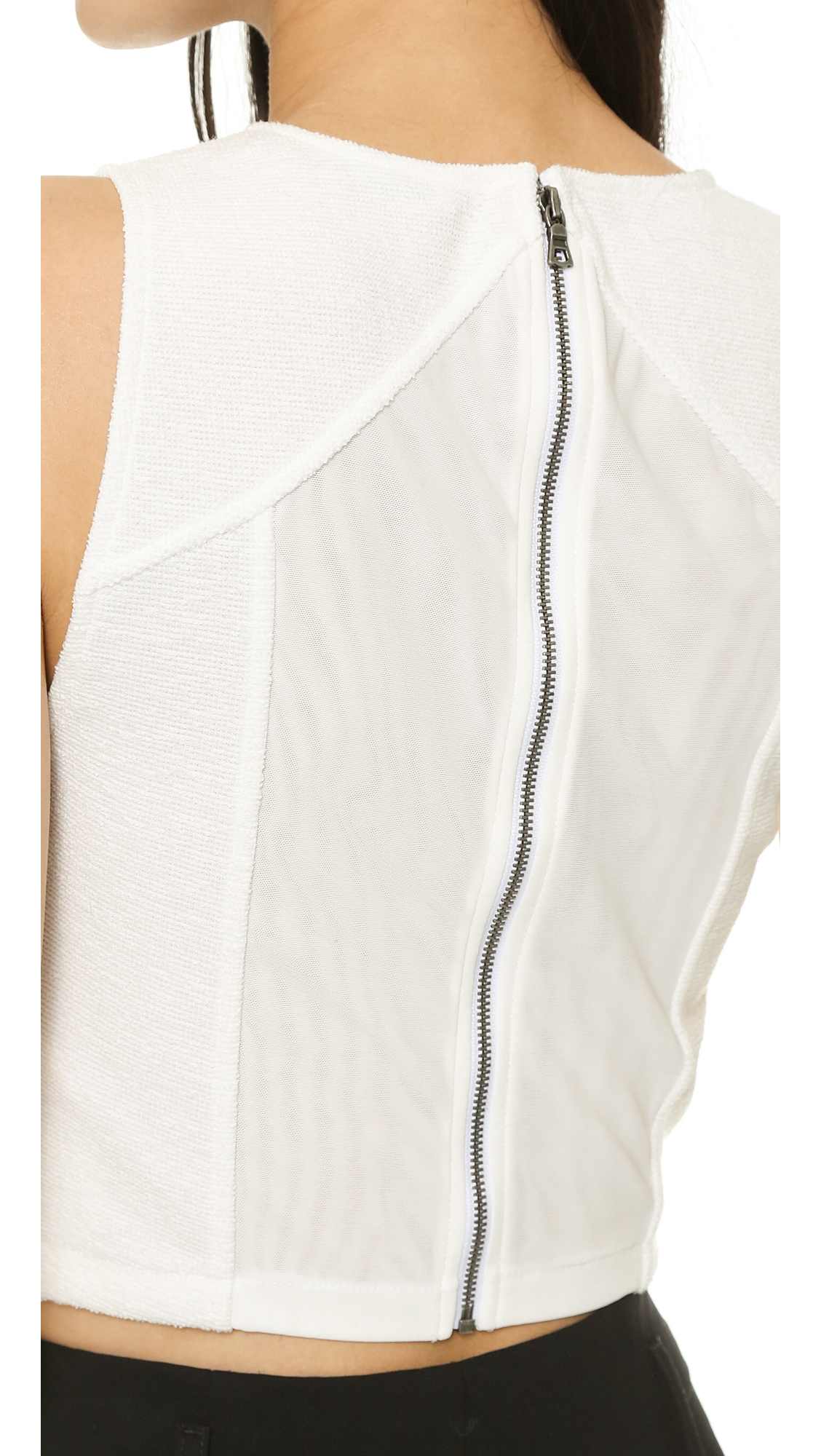 alice and olivia white shirt